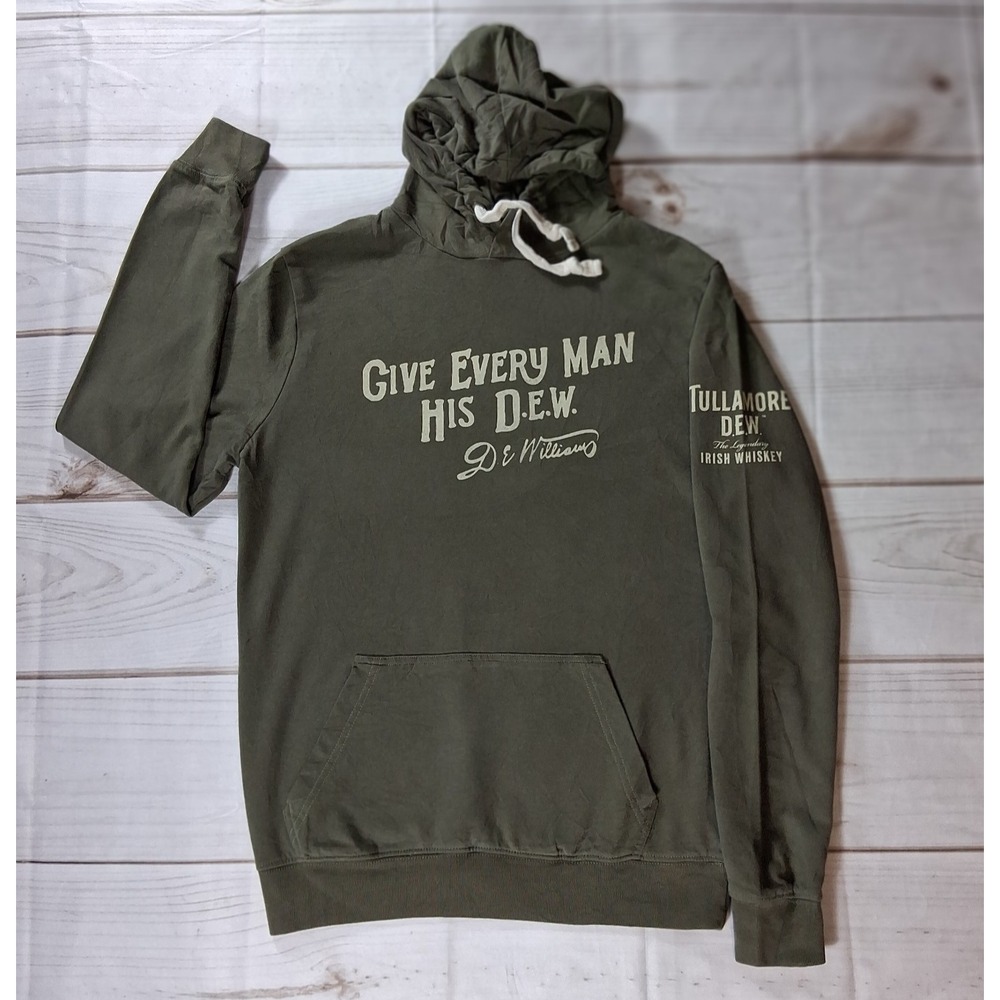 Tullamore Dew Irish Whiskey Promo Hoodie Stanley Stella M Olive Organic Cotton